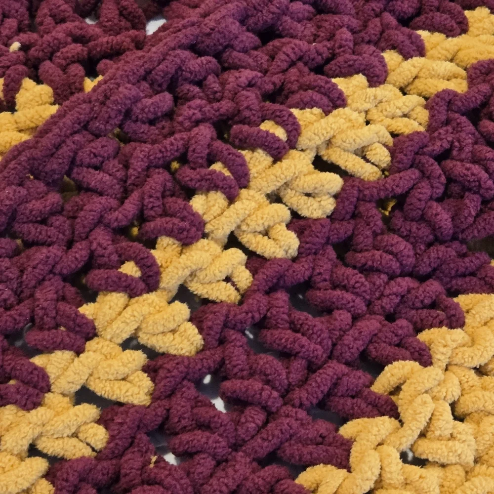 Handmade Oversized Crochet Scarf – 106